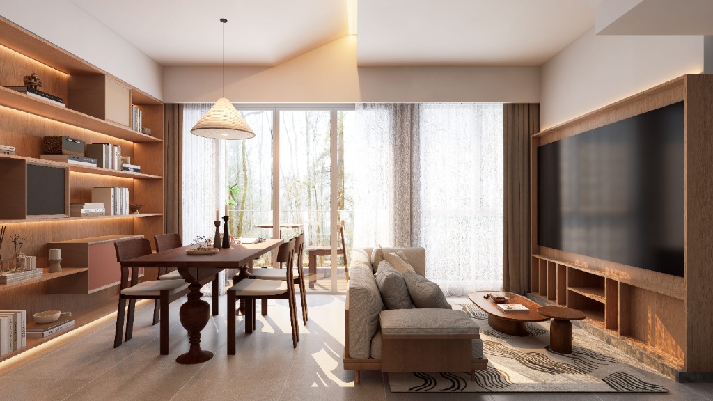 Close-up of a dining table