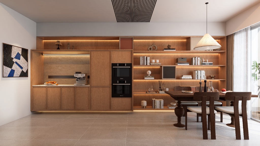 Kitchen and dining area overview